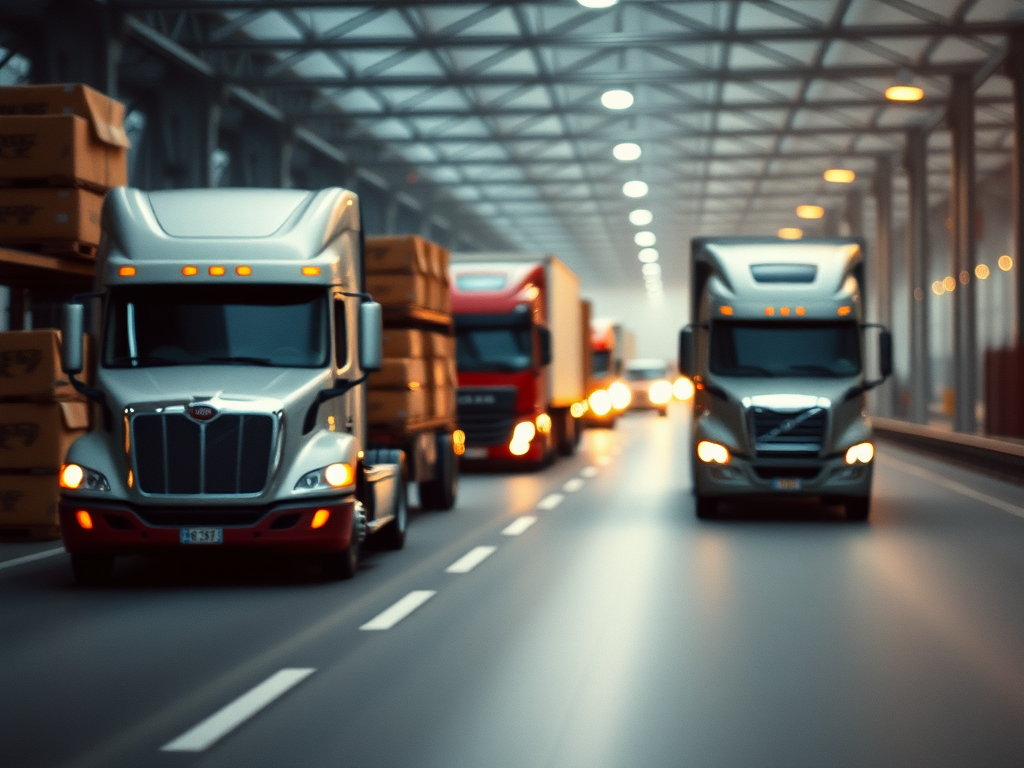 logistics trucking map